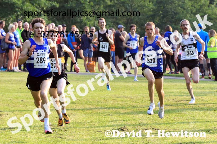 Snior mens 2023 Sunderland 5k Road Race, July 20th.  Photo: David T. Hewitson/Sports for All Pics